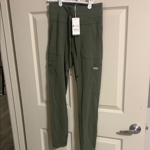 Figs Classic Green Scrub Pants and oversized Top